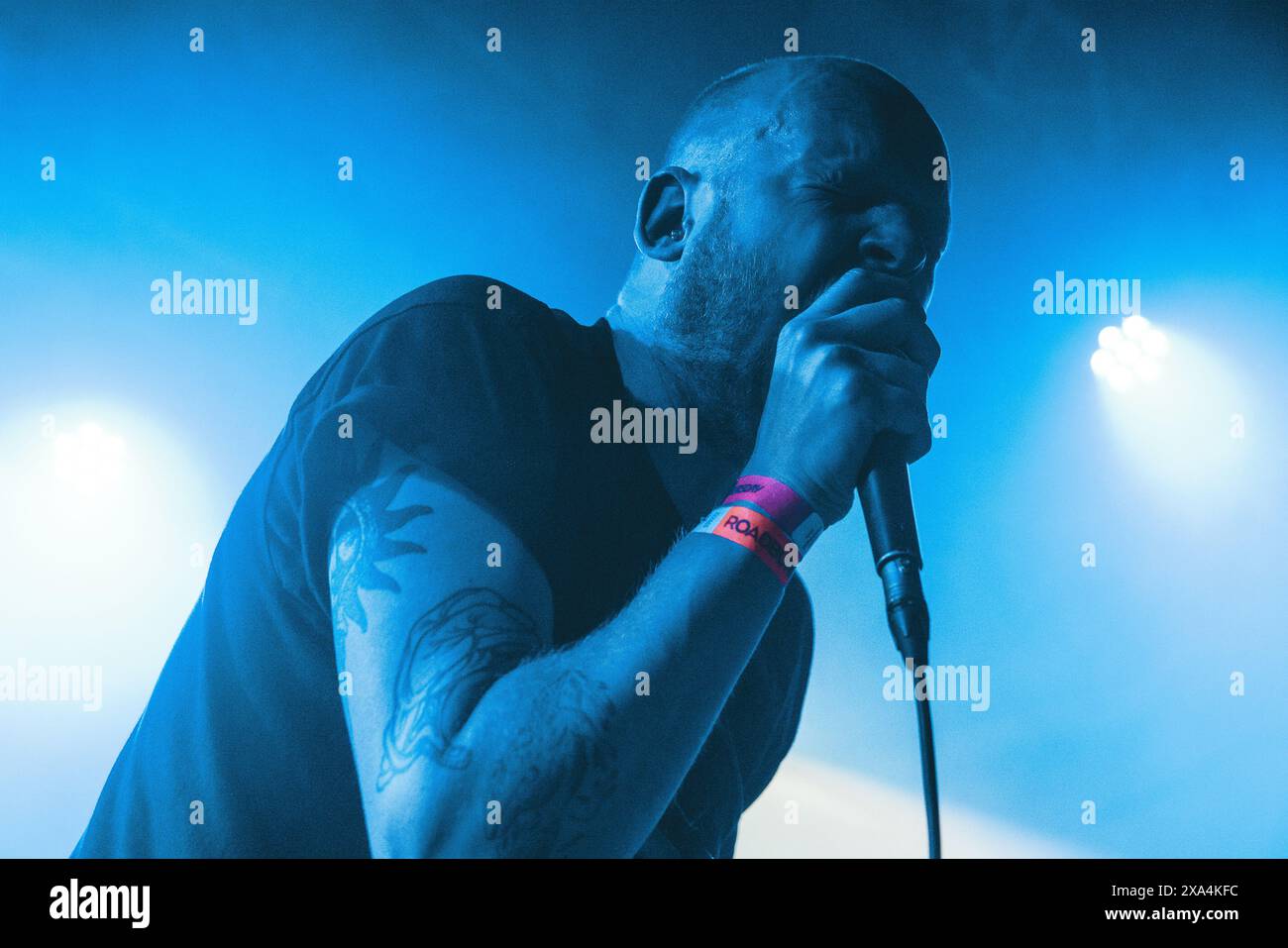 Tilburg, Netherlands. 18th, April 2024. The Dutch metal band Throwing
