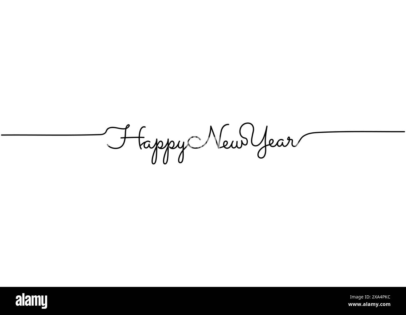 Line art, lettering 2025, new year, , one continuous line drawing. for