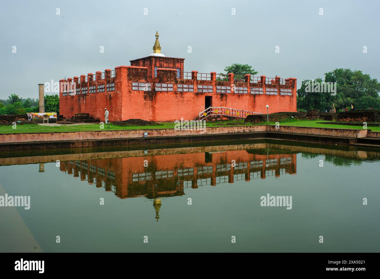 08 29 2008 Maya Devi Temple birthplace of Gautama Buddha,Lumbini, a UNESCO world heritage site Nepal.Asia. Stock Photo