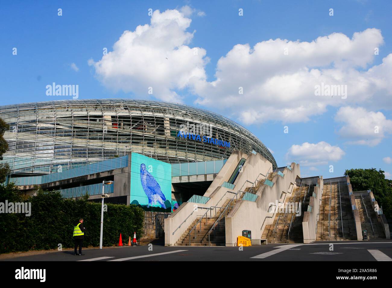 Aviva Stadium, Dublin, Ireland. 4th June, 2024. International Football Friendly, Republic of Ireland versus Hungary; The Aviva Stadium exterior prior to kickoff Credit: Action Plus Sports/Alamy Live News Stock Photo