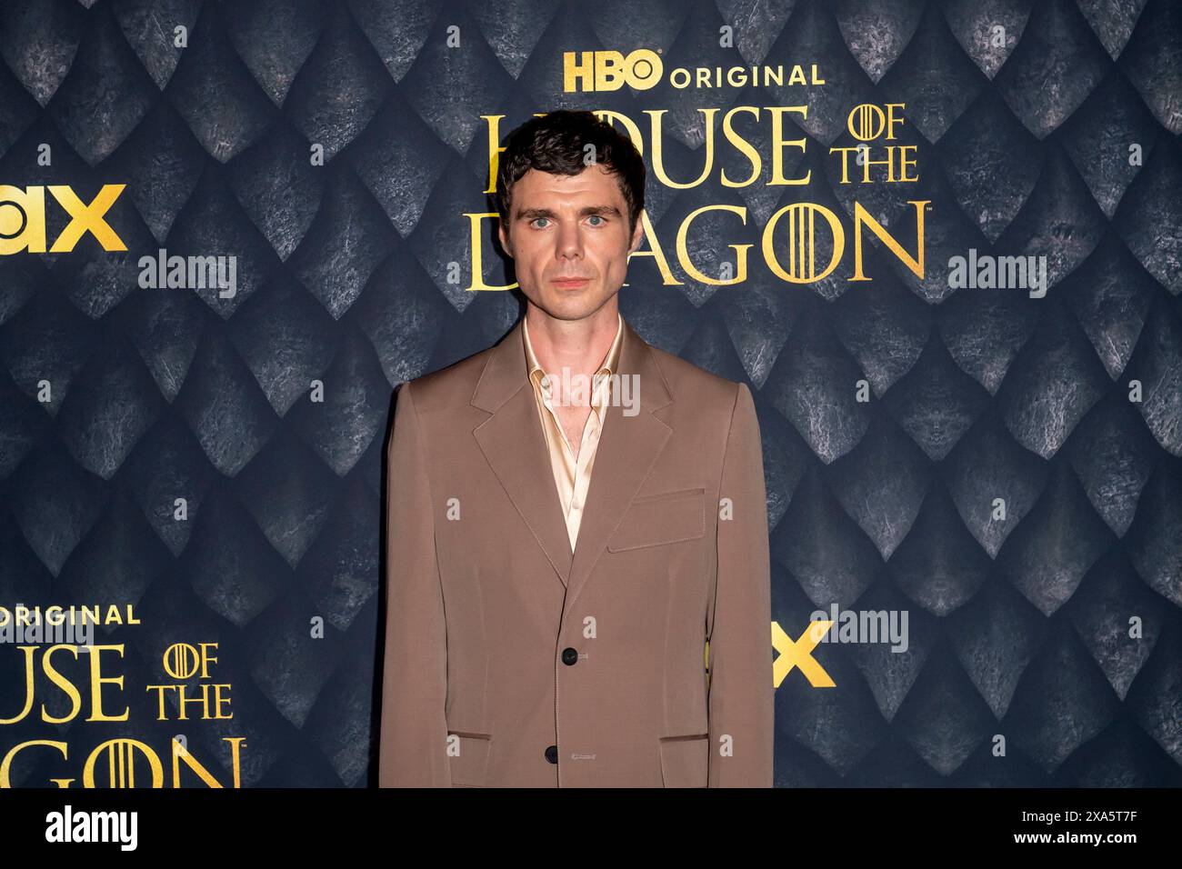 New York, United States. 03rd June, 2024. Matthew Needham is attending HBO's ''House Of The Dragon'' Season 2 Premiere at Hammerstein Ballroom in New York, New York, USA, on June 03, 2024. (Photo by Thenews2/NurPhoto) Credit: NurPhoto SRL/Alamy Live News Stock Photo