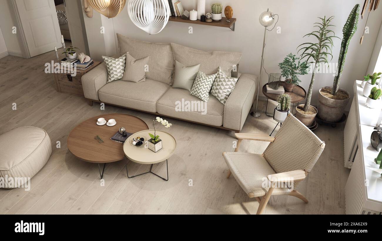 Illustration of Creating A Cohesive Look In Scandinavian Apartments