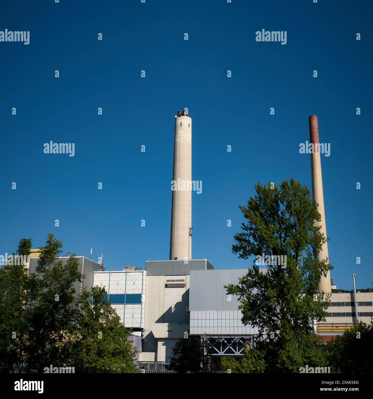 Unterbreizbach potash plant in Pforzheim, Germany Stock Photo