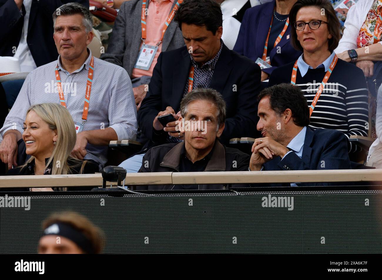 Paris, Paris, France. 4th June, 2024. June 3, 2024, Paris, Paris, Ben Stiller and his wife left