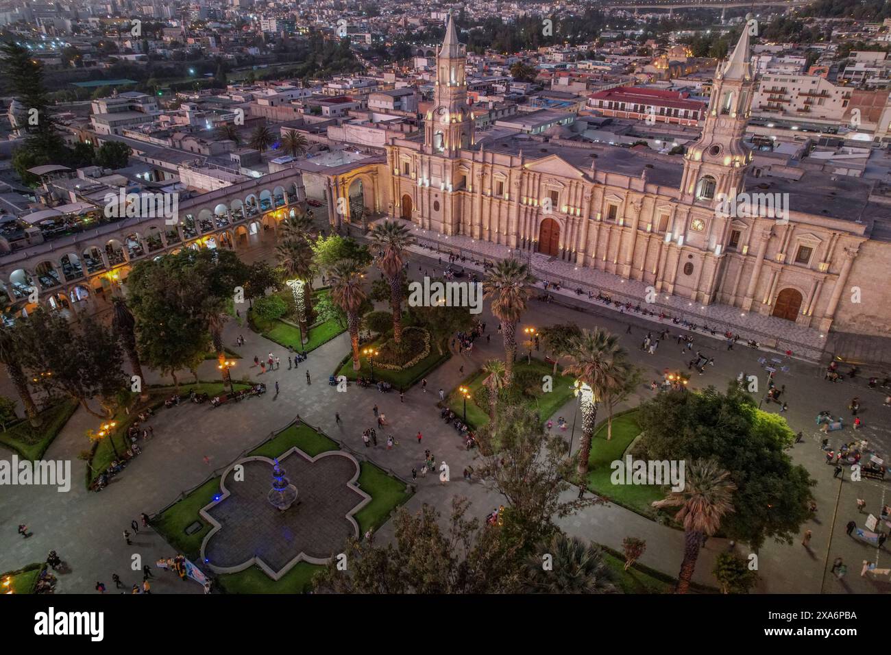 Aerial view arequipa peru city hi-res stock photography and images - Alamy