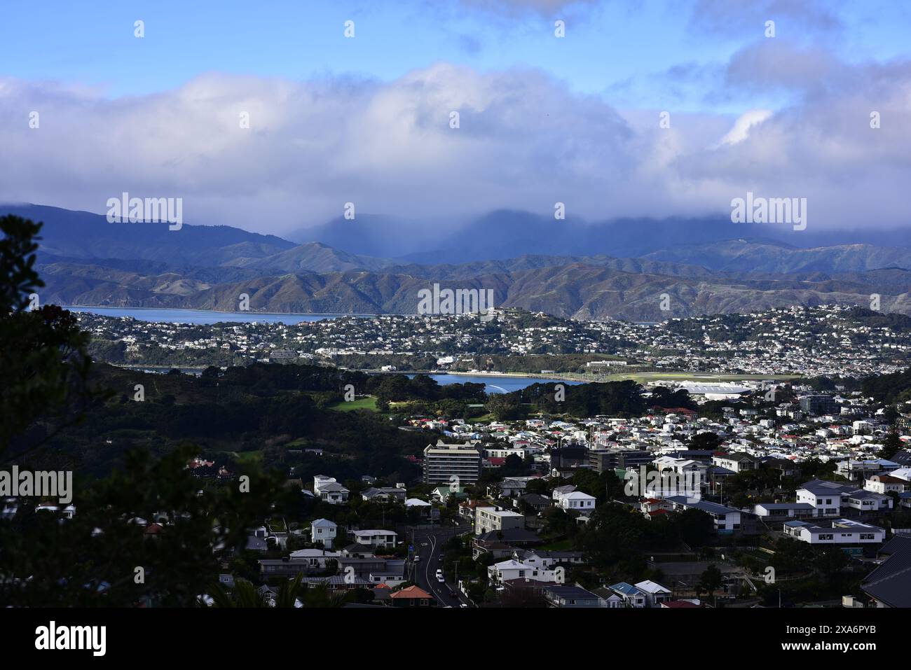 Aerial view lush green mountains hi-res stock photography and images ...