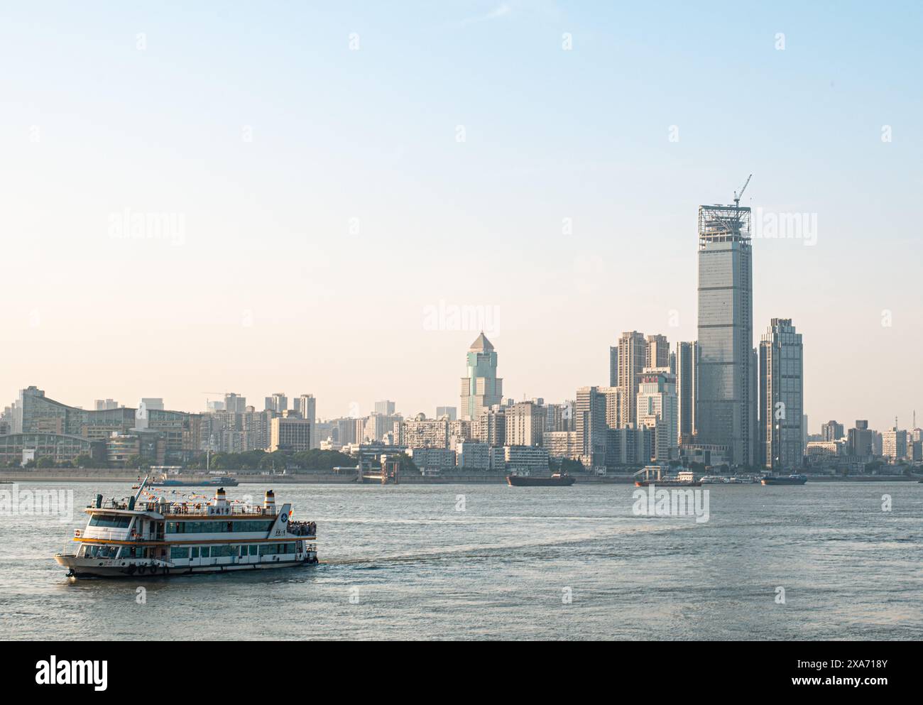 Modern river cruising boat hi-res stock photography and images - Alamy