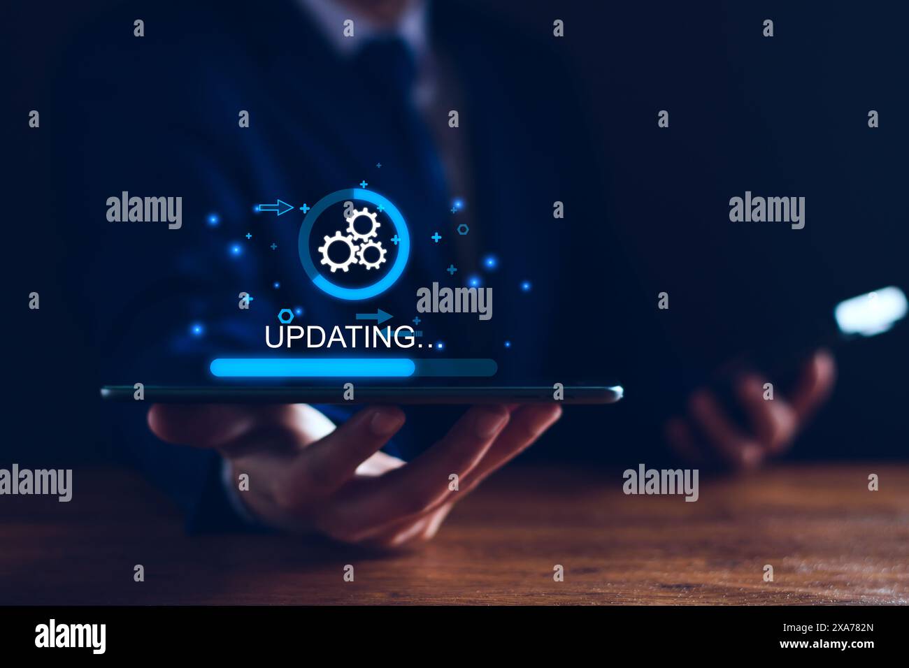 Update device hi-res stock photography and images - Alamy
