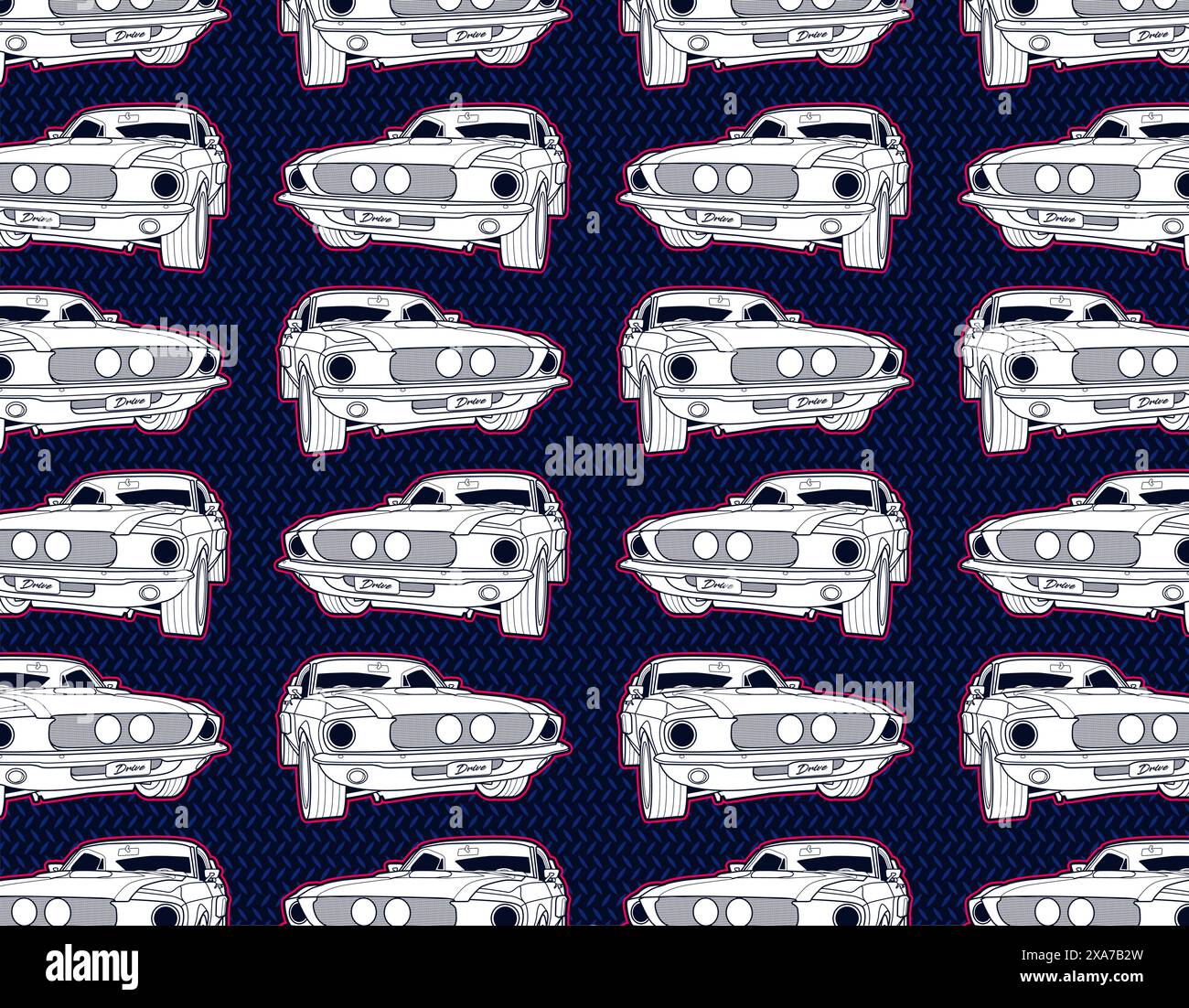 Vintage white racing car Stock Vector Images - Alamy