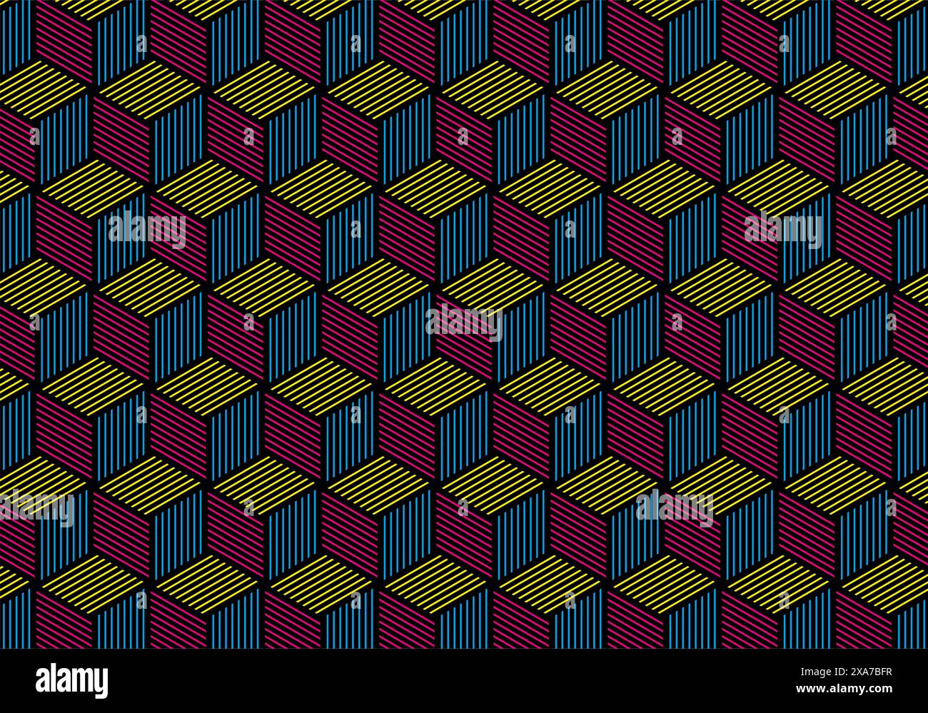 Cube pattern Stock Vector Images - Alamy