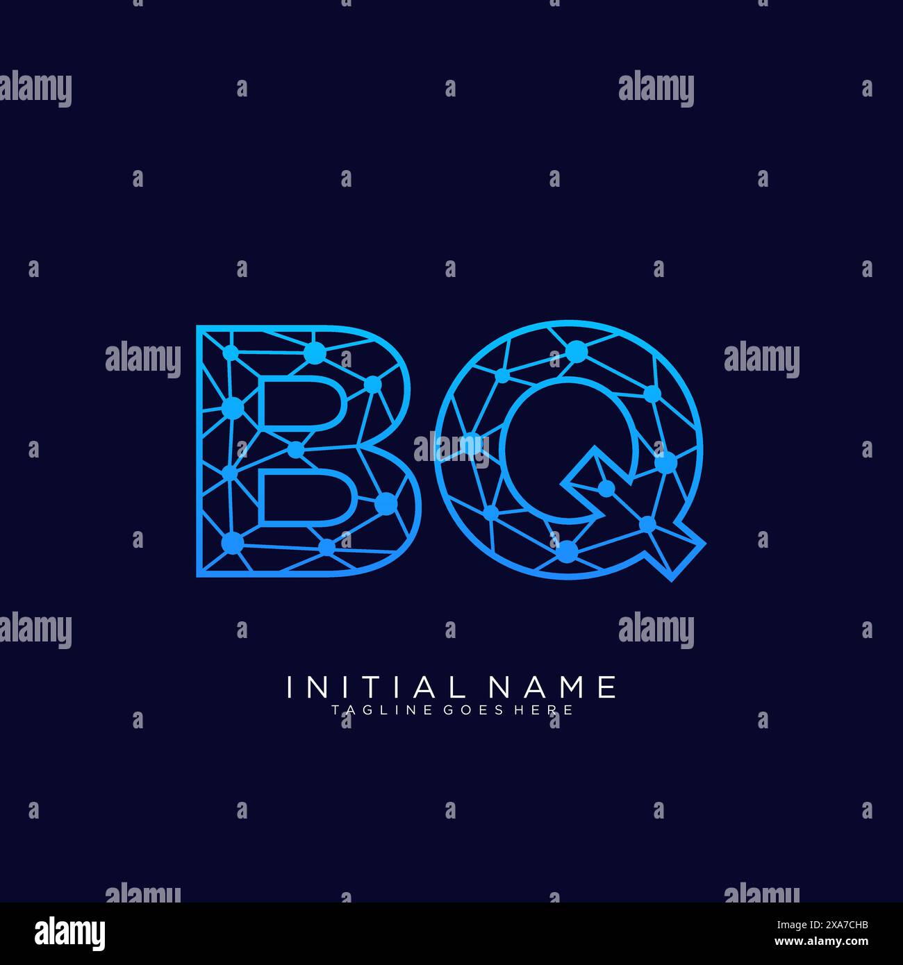 Bq logo design hi-res stock photography and images - Alamy
