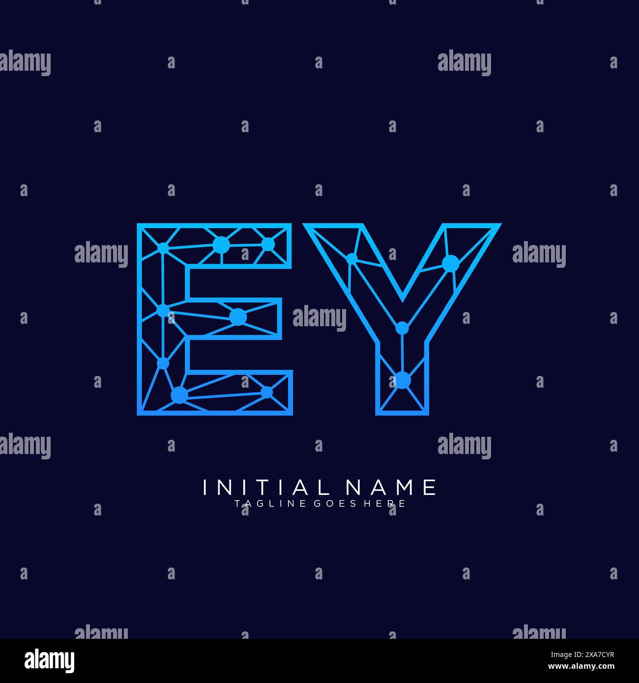 Ey logo design hi-res stock photography and images - Alamy