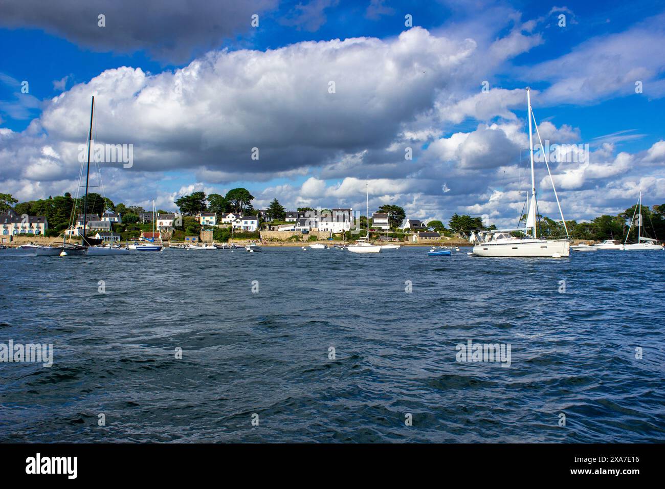 Larmor-Baden, Morbihan, France Stock Photo