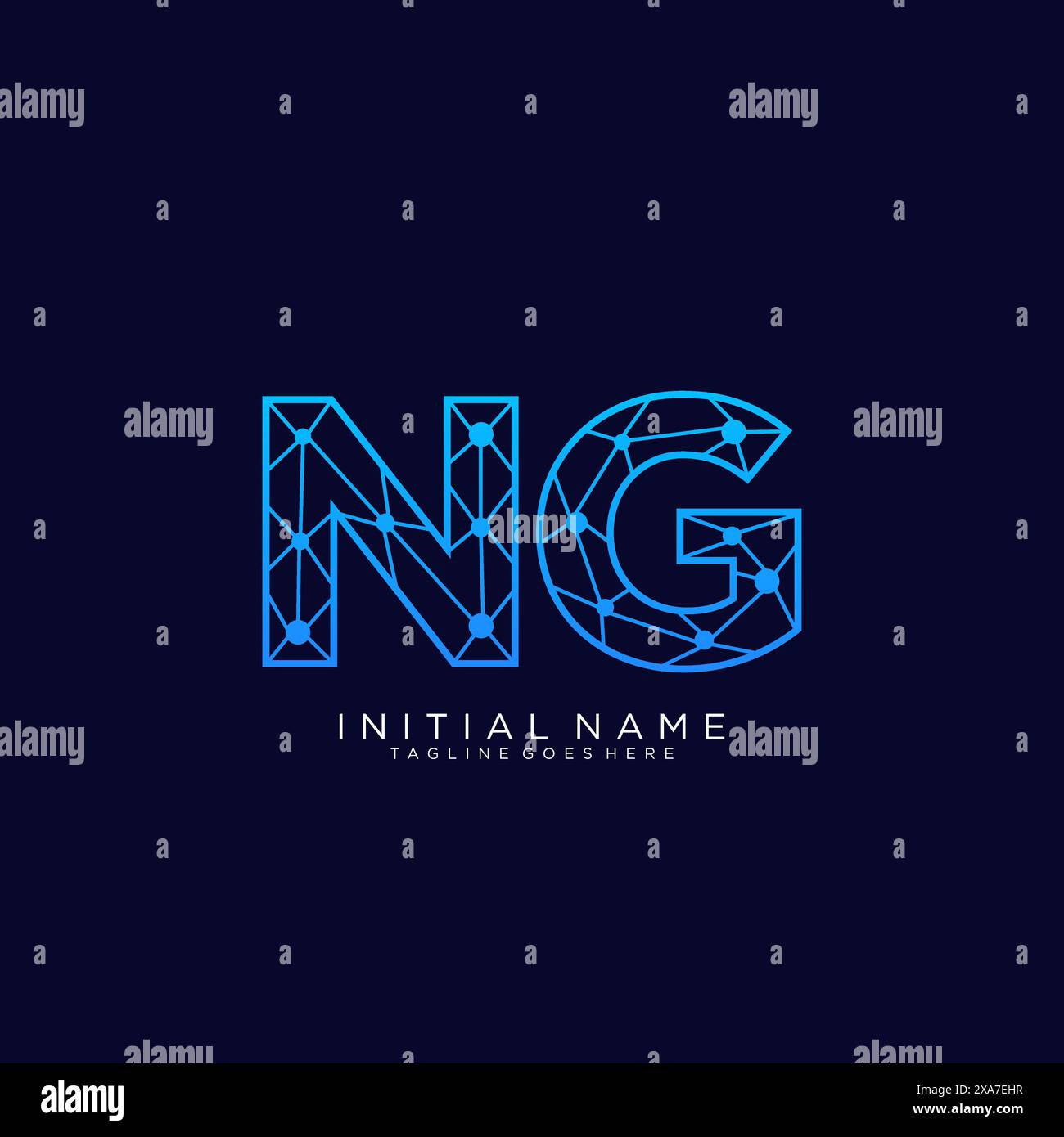 Ng logo design Stock Vector Images - Alamy