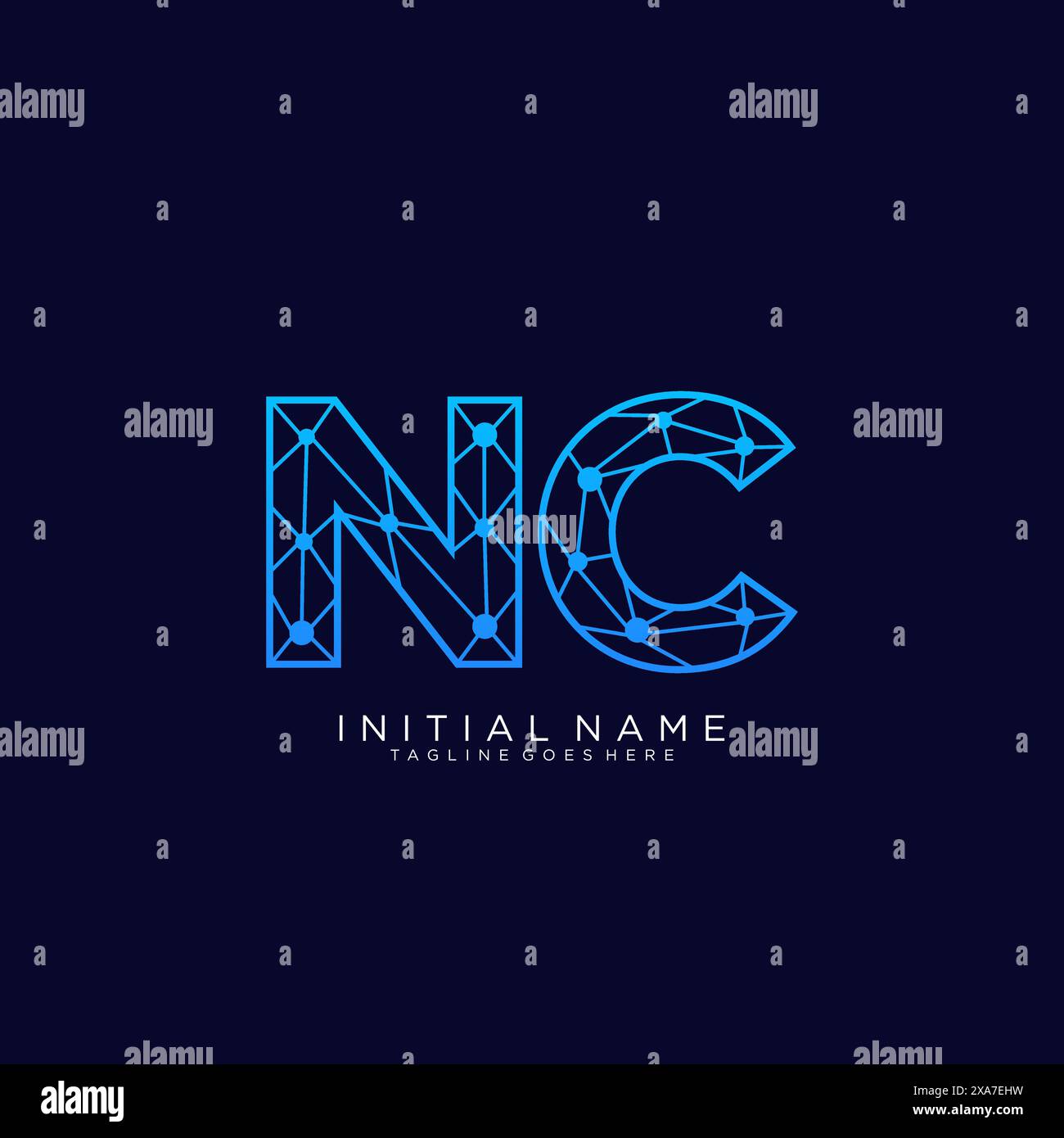 Nc logo design hi-res stock photography and images - Alamy
