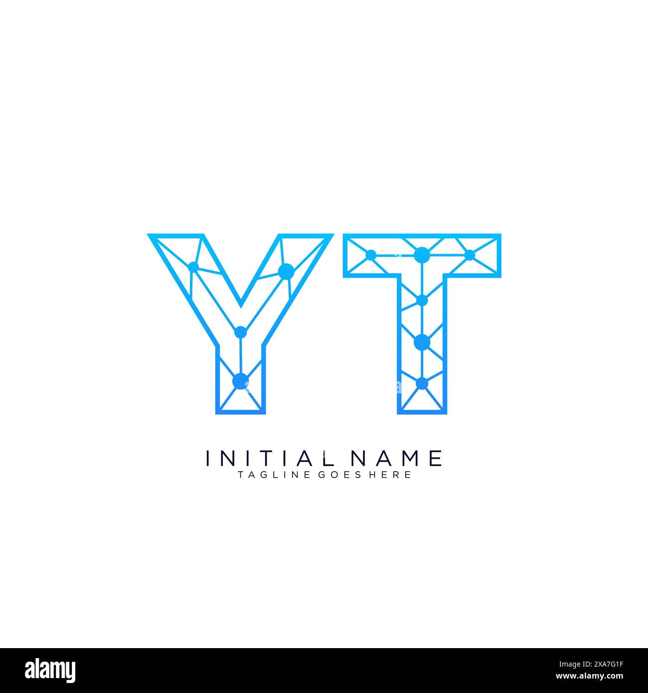 YT tech logo icon design template Stock Vector Image & Art - Alamy