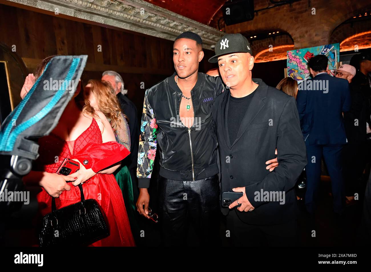 London, UK. 4th June, 2024. Stefan-pierre Tomlin and Stewart attends the London Dondunk by Nina Naustdal at Inca London, UK. Credit: See Li/Picture Capital/Alamy Live News Stock Photo