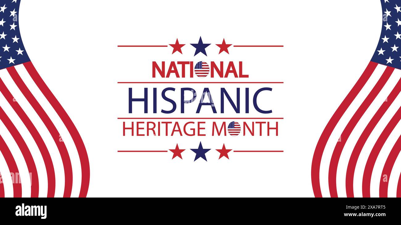 Celebrating National Hispanic Heritage Month Stock Vector Image & Art ...