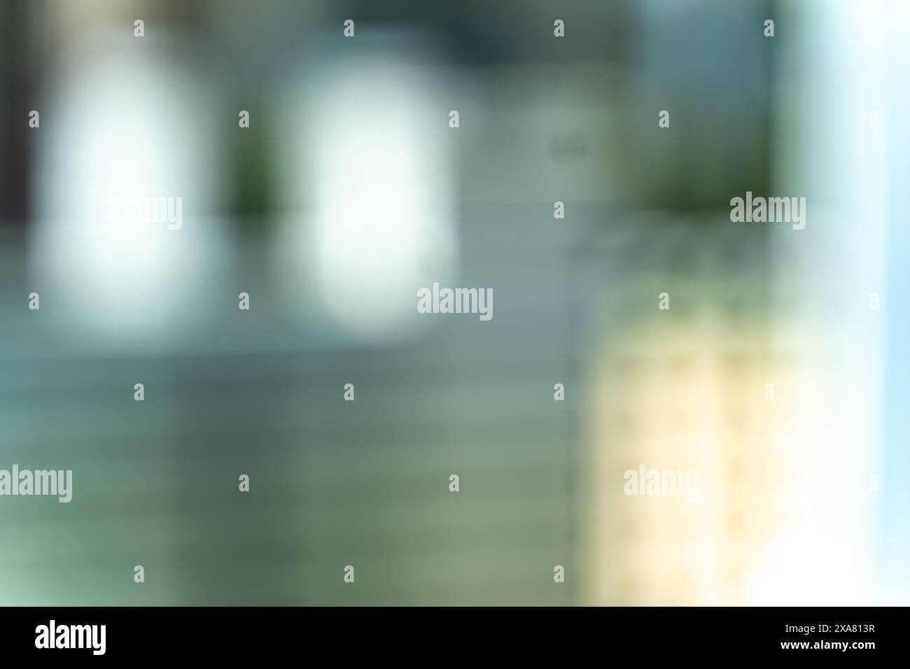 blurred bokeh for background defocused Abstract blurred image green tree in nature out of focus Stock Photo