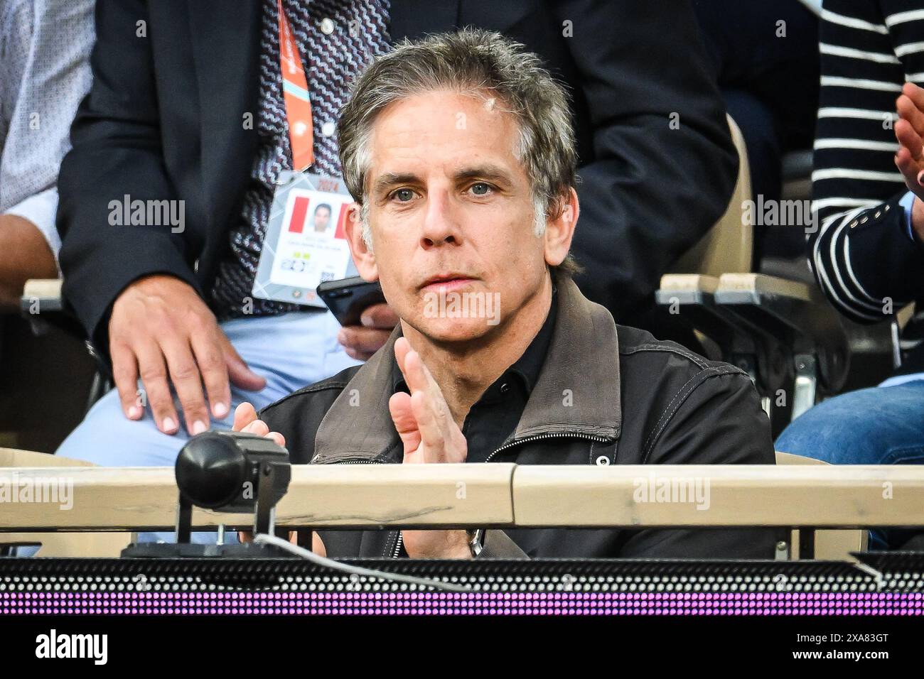 Ben STILLER during the tenth day of RolandGarros 2025, ATP and WTA Grand Slam tennis tournament