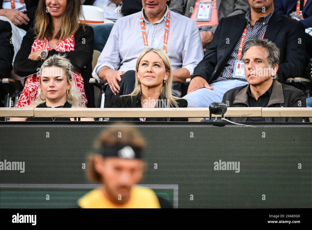 Ben STILLER with his wife Christine TAYLOR and their daughter Ella Olivia STILLER during the