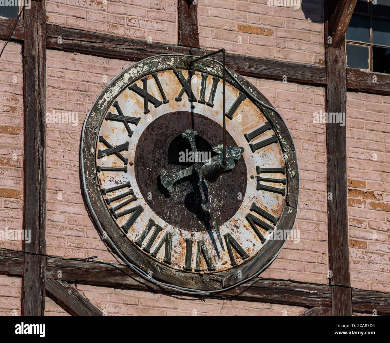 Old wooden clock tower hi-res stock photography and images - Alamy