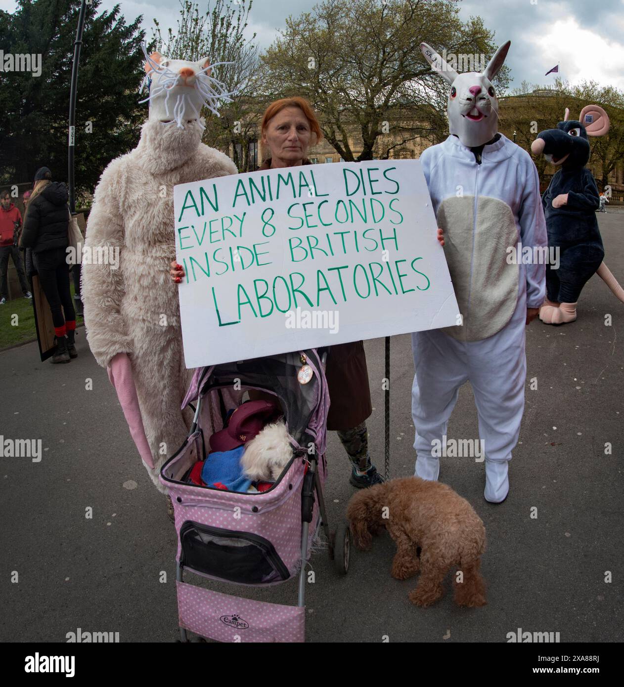 World Day for Animals in Laboratories March and Rally 2024, Liverpool ...