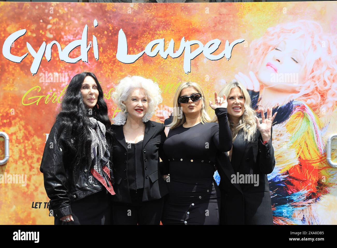 June 5, 2024, Los Angeles, California, USA: Cher, Cyndi Lauper, Bebe ...