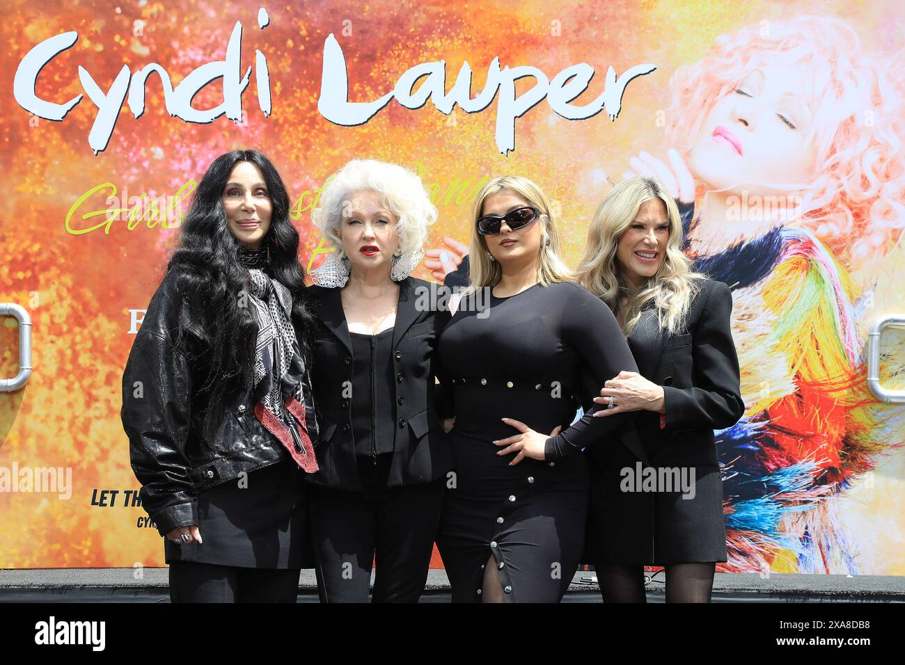 June 5, 2024, Los Angeles, California, USA: Cher, Cyndi Lauper, Bebe ...