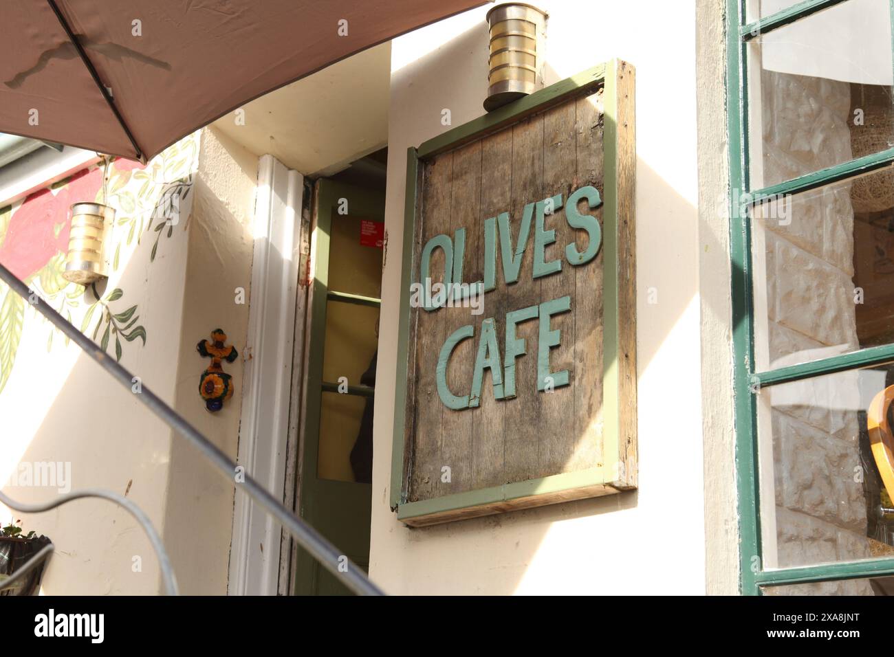 Olive's Cafe, Back Road East, St. Ives, Cornwall, England, UK, 2024