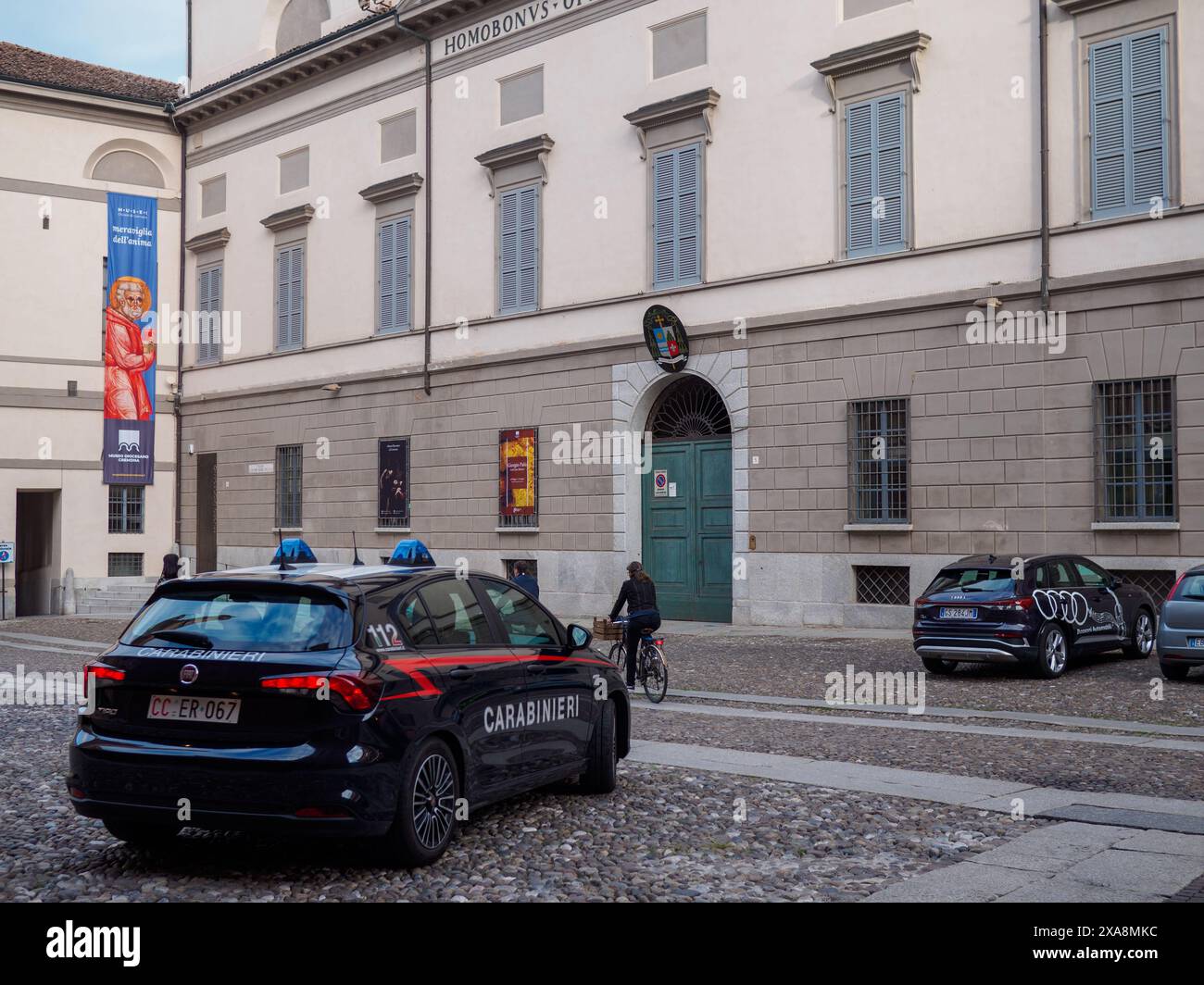 Cremona Italy May 27th 2024 Carabinieri Patrol Car Parked On A cremona-italy-may-27th-2024-carabinieri-patrol-car-parked-on-a