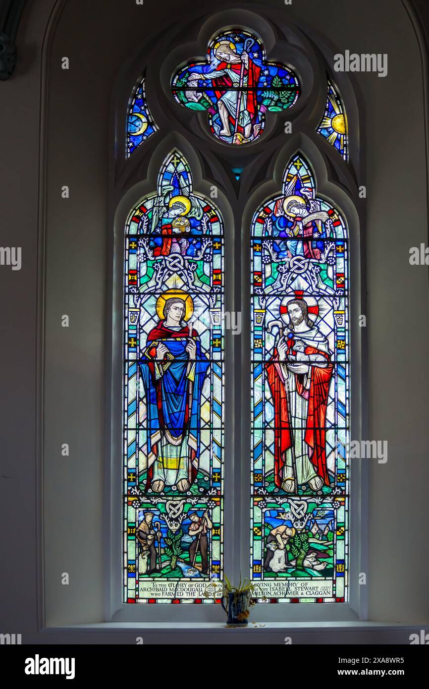 KENMORE PERTHSHIRE, SCOTLAND, UK, MAY 27. Interior view of the Kirk of Kenmore in Scotland on May 27, 2024 Stock Photo