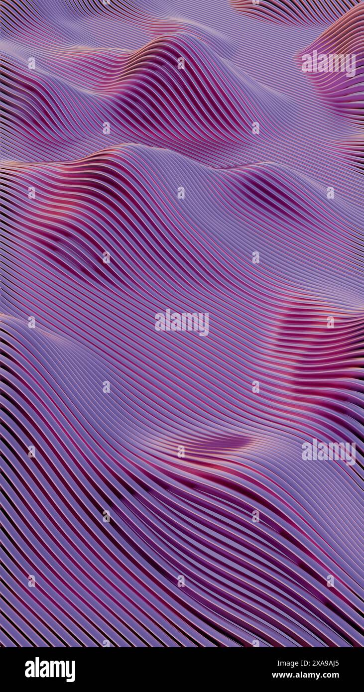 Waves of Parallel Lines: Subtle Gradients Stock Photo - Alamy