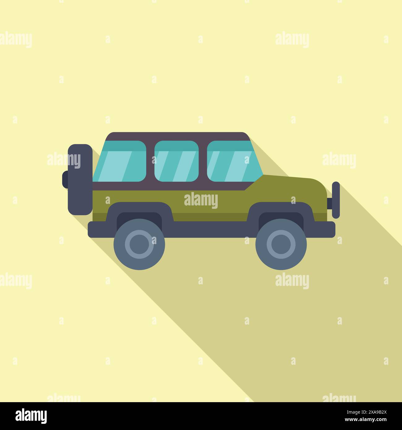 Jeep off road clip art hi-res stock photography and images - Alamy