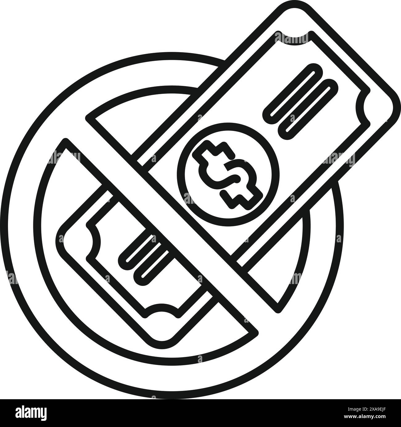 Simple illustration depicting concept no Black and White Stock Photos ...