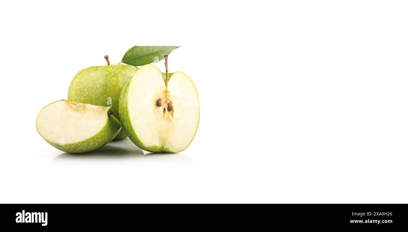 Apples Isolated on White Background Stock Photo