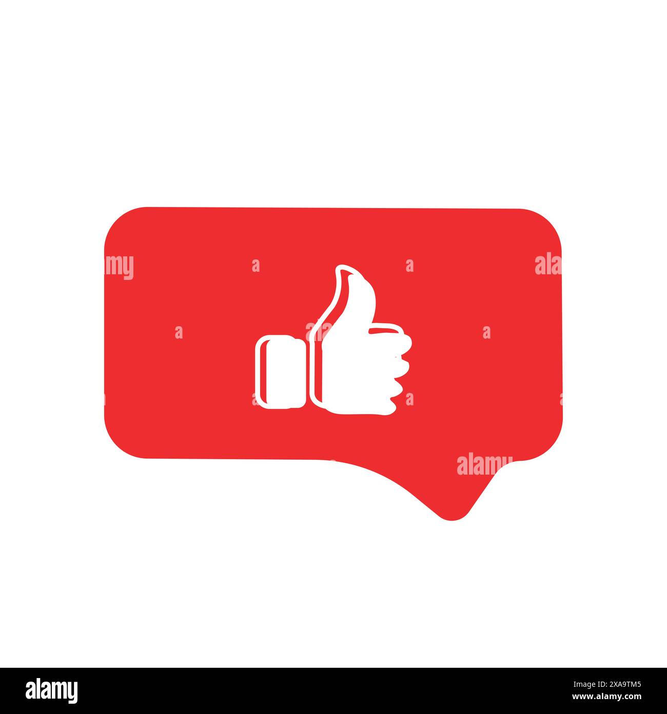 Like and dislike icon button Stock Vector