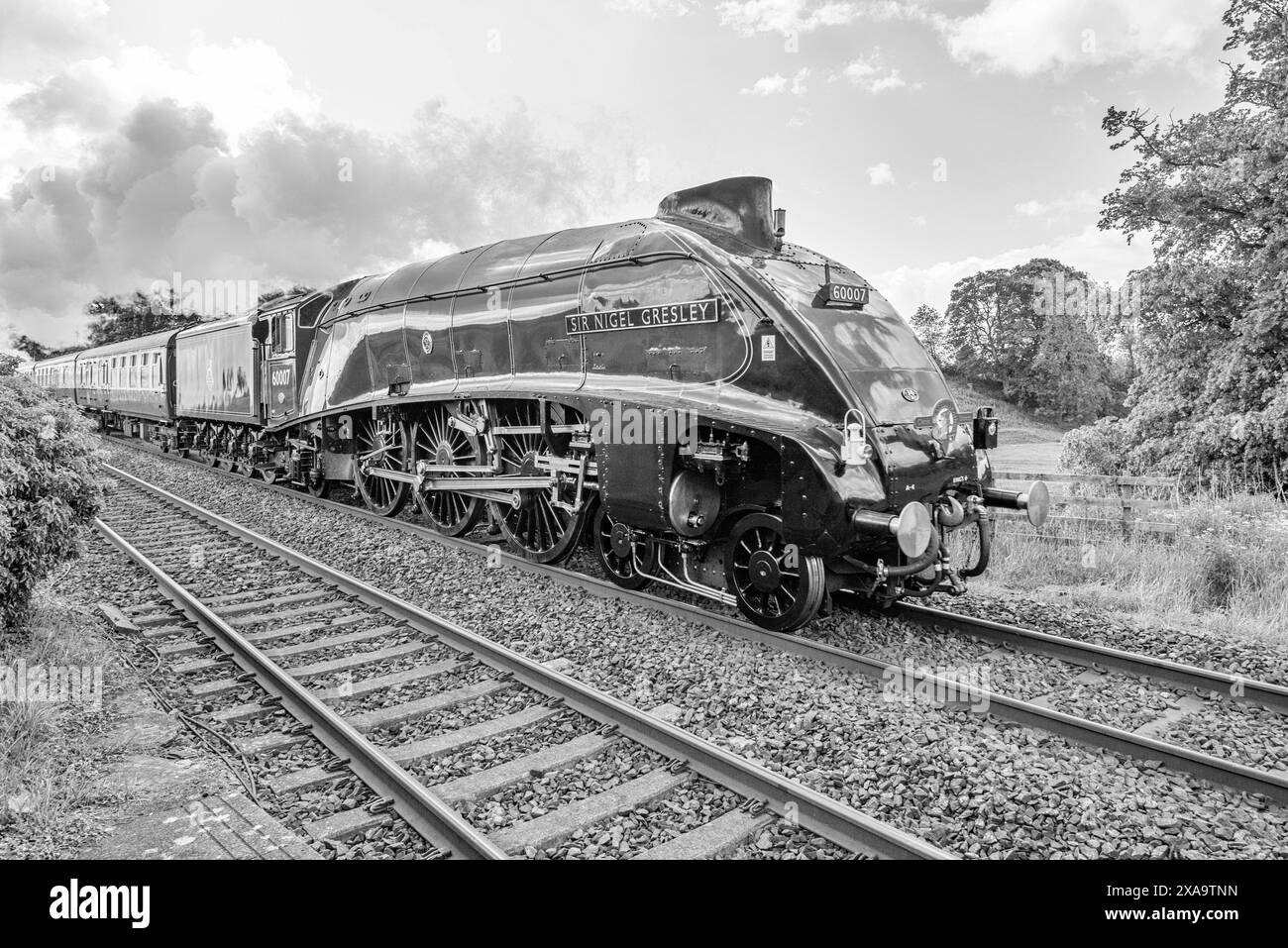 Fellsman 5th June 2024,Saphos trains classic steam 34A A-4 Sir Nigel ...