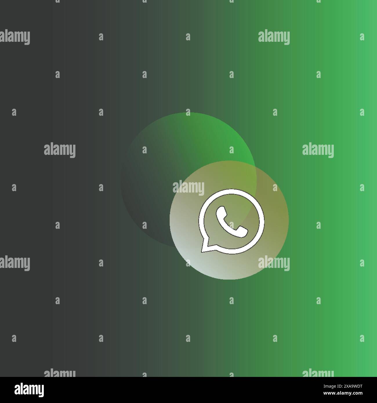 Whatsapp icon button Stock Vector Image & Art - Alamy