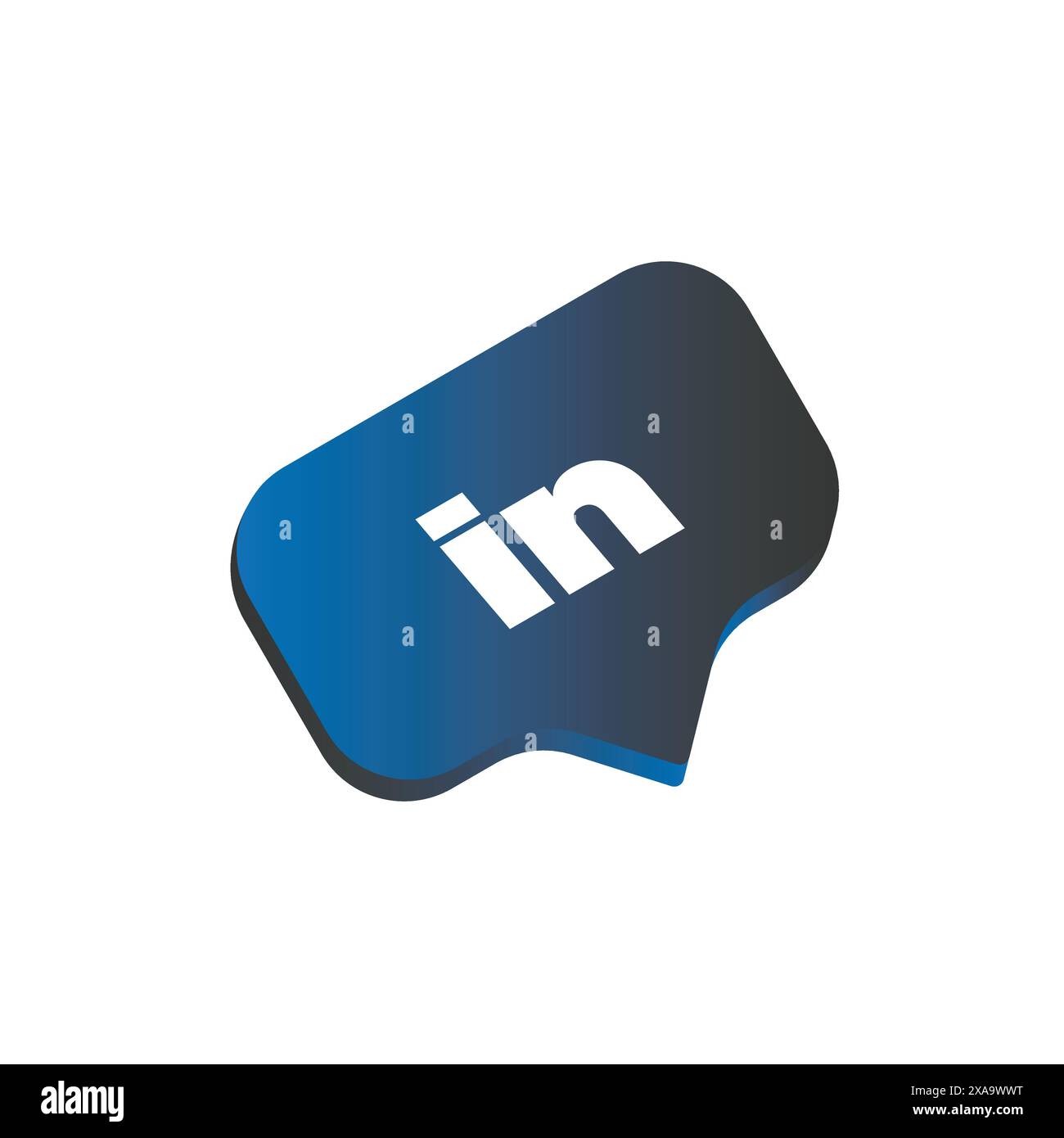 Linkedin icon Stock Vector Images Alamy