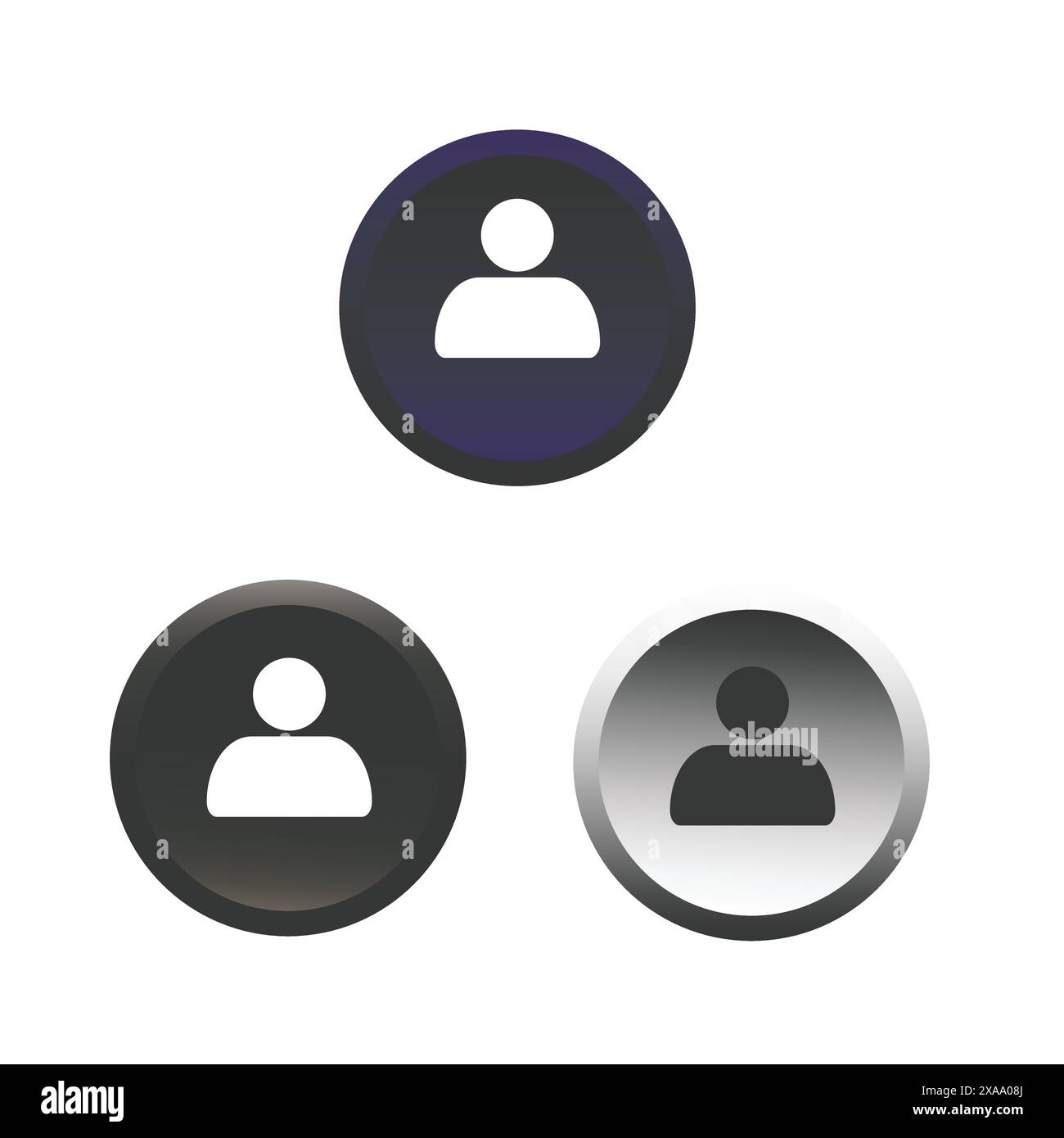 Profile and identity icons hi-res stock photography and images - Alamy