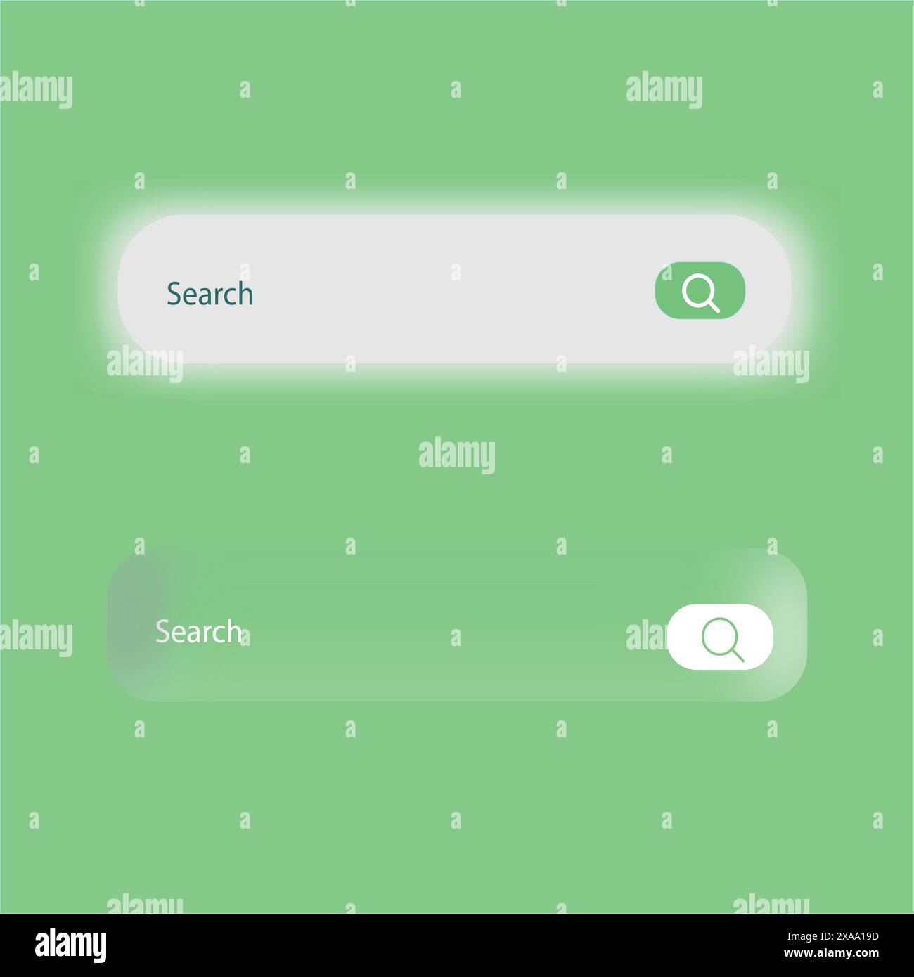 Search icon button Stock Vector