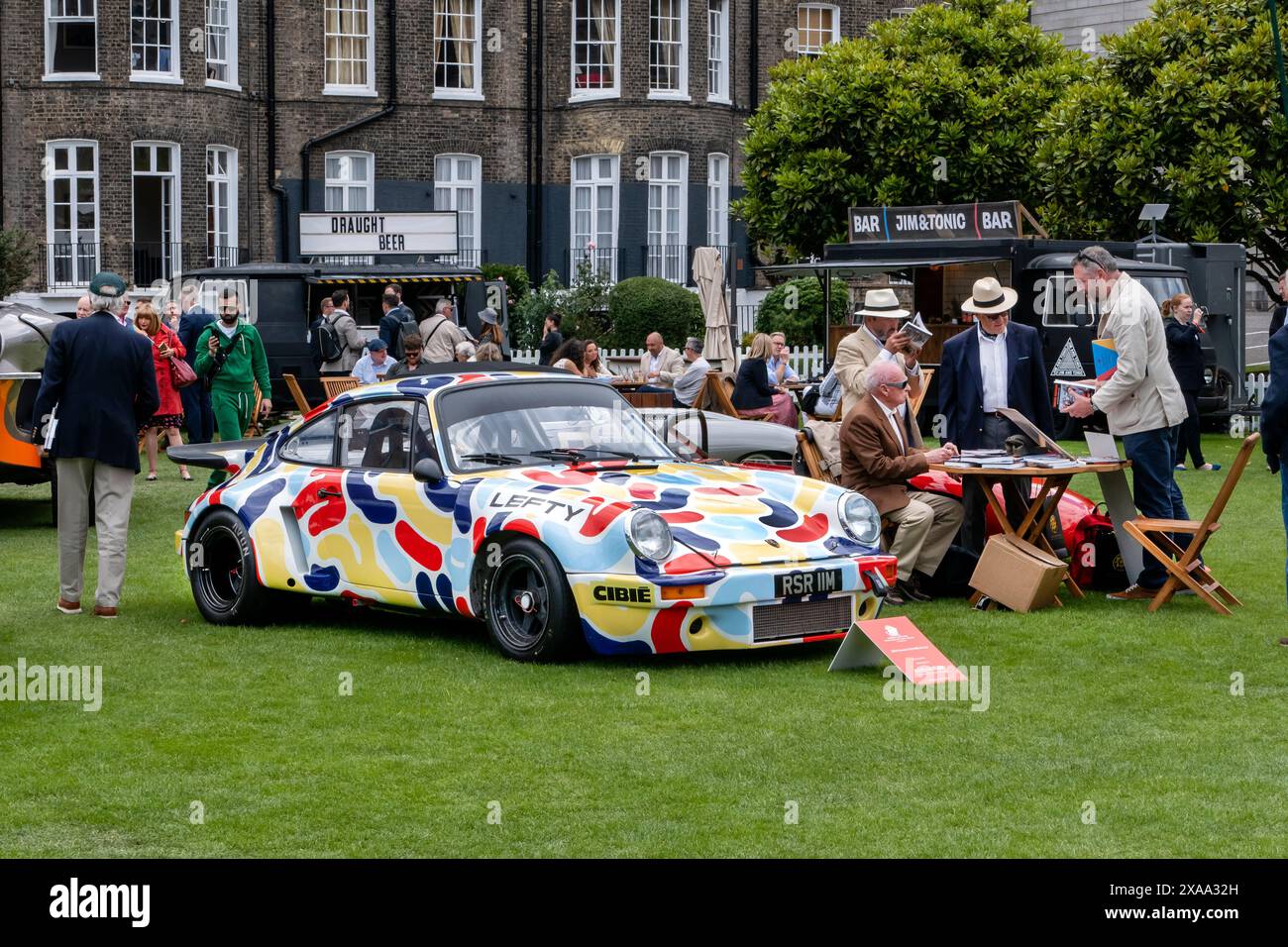 1974 Porsche 911 RSR art car at the 2024 London Concours at the ...