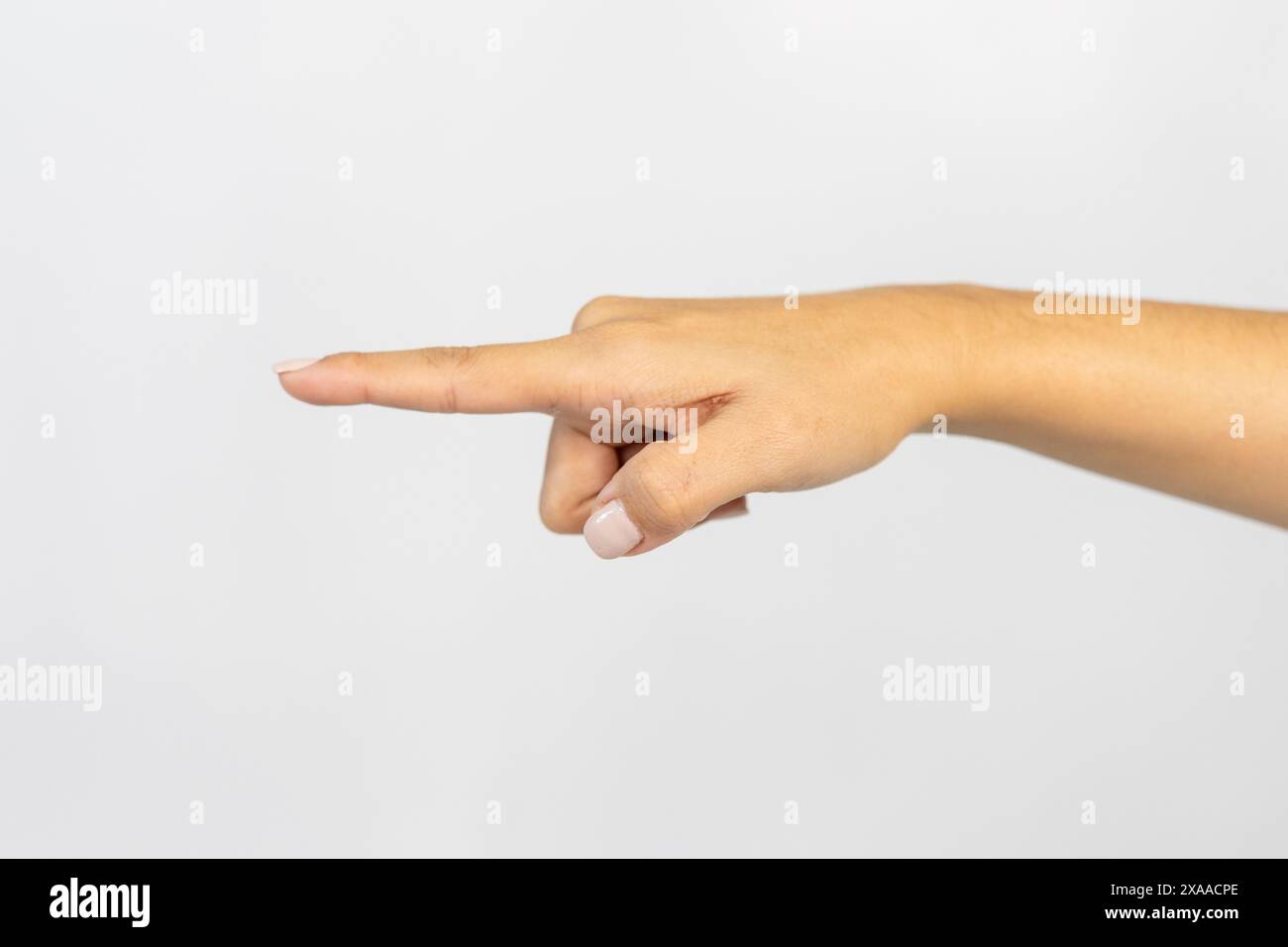 Gesture indicating direction attention hi-res stock photography and ...