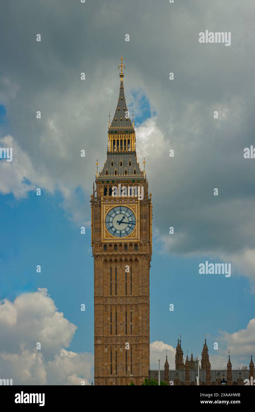 Clock tower in London. England. Stock Photo