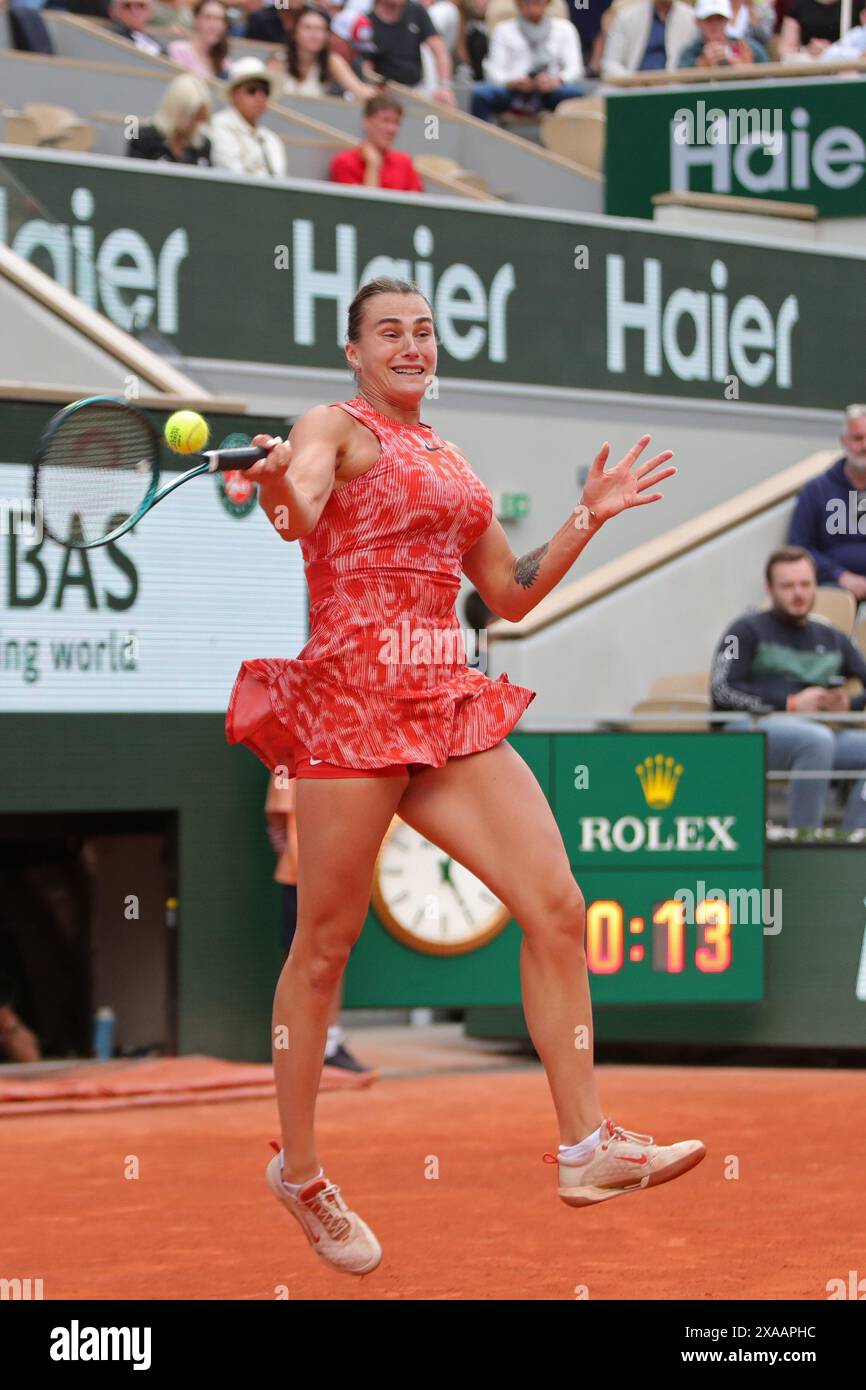 Roland Garros, Paris, France. 5th June, 2024. 2024 French Open Tennis