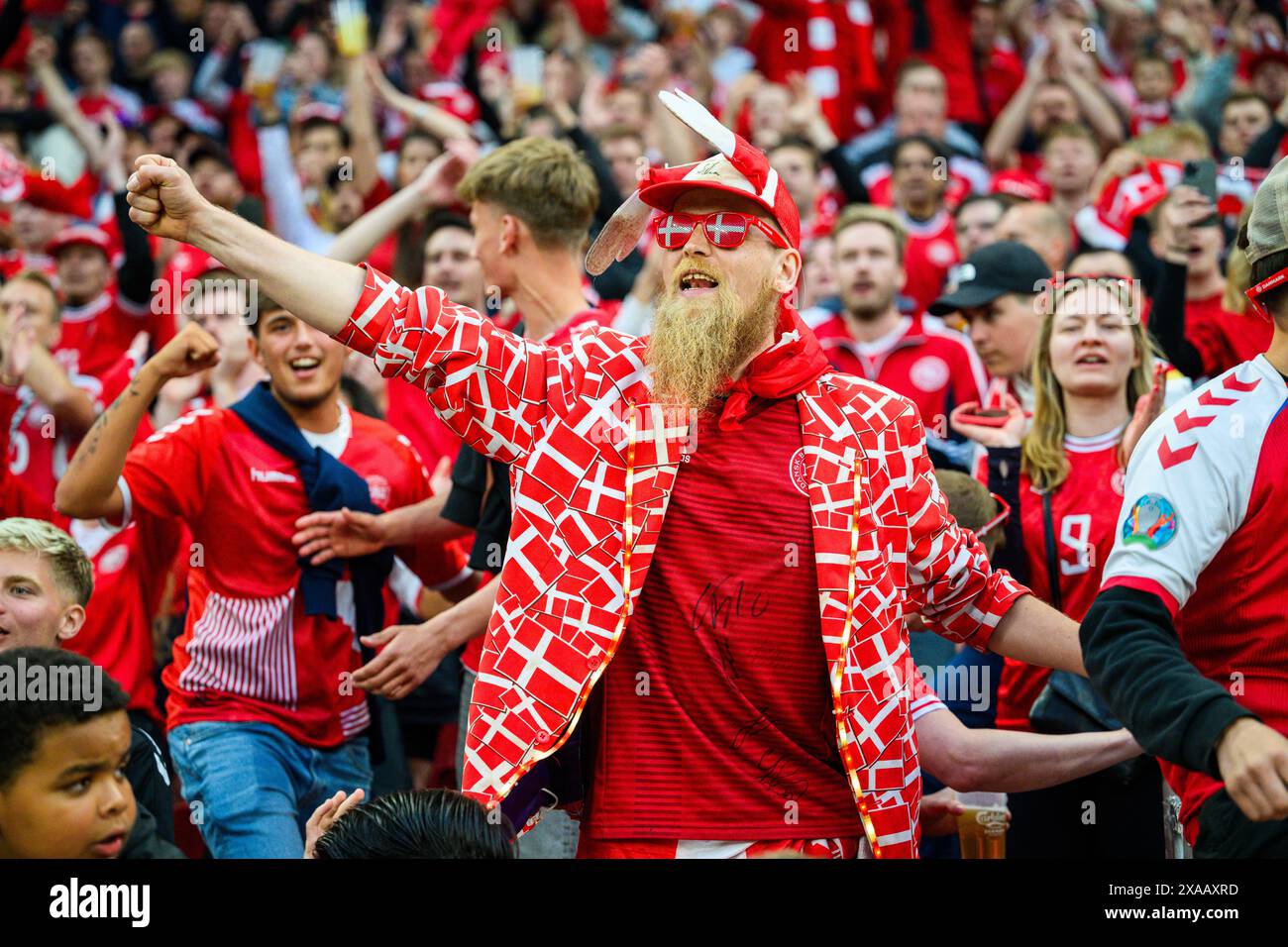 Copenhagen, Denmark. 5 June, 2024. Pictured left to right, Danish