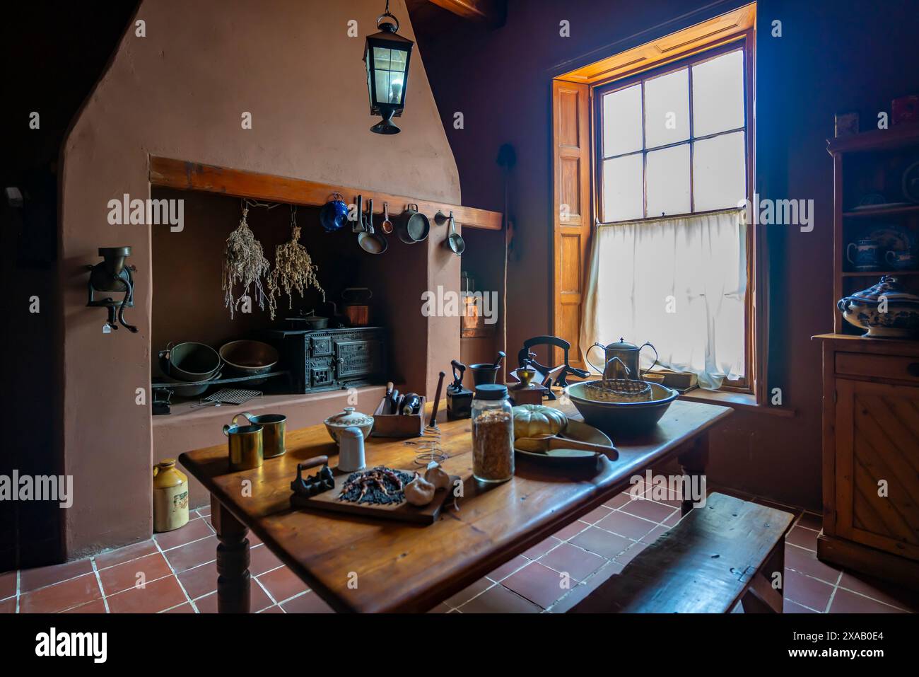 View of interior of Grosvenor House Museum, Stellenbosch Central