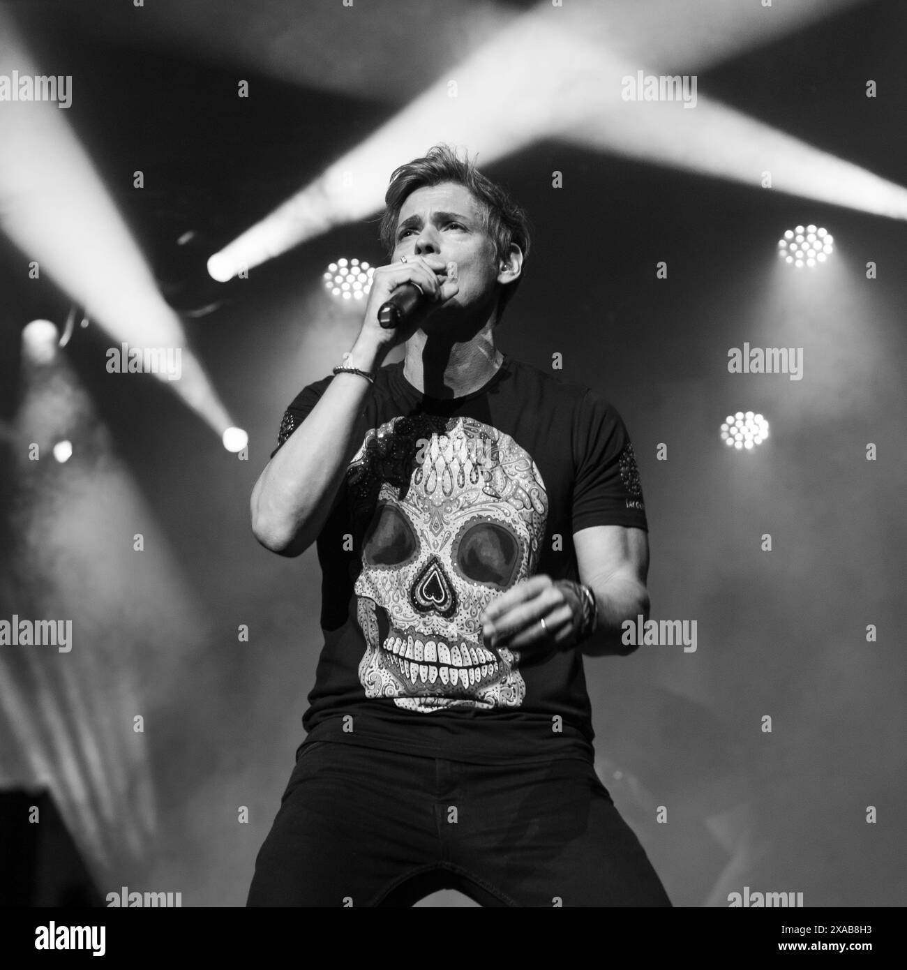 Madrid, Spain. 05th June, 2024. Venezuelan singer Carlos Baute performs
