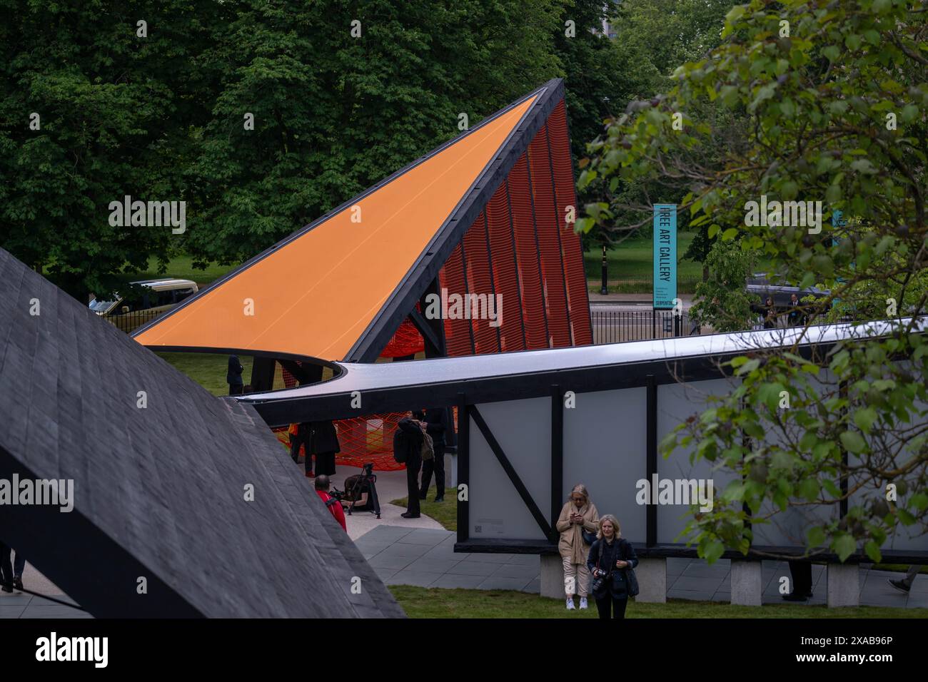 London, UK, 05th June 2024, The 23rd Serpentine Pavilion, opens on the ...